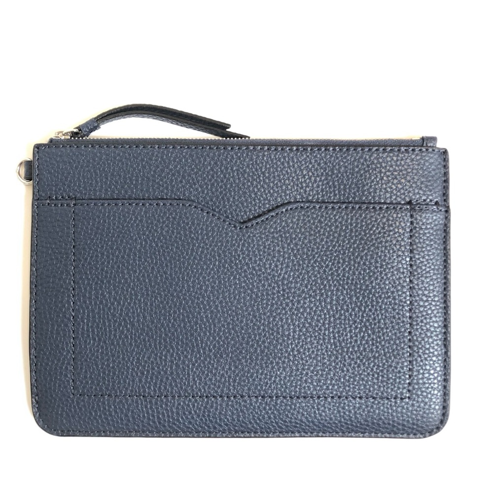 3/$20 Danielle Nicole Blue Zipper Clutch / Pouch NWOT